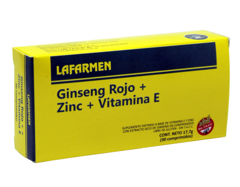 ginseng rojo+zinc+vitamina e