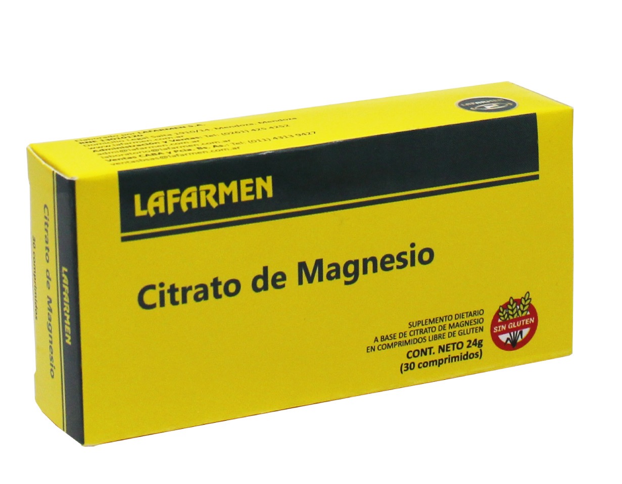 citrato de magnesio