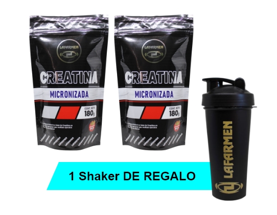 combo 2 creatinas + shaker de regalo